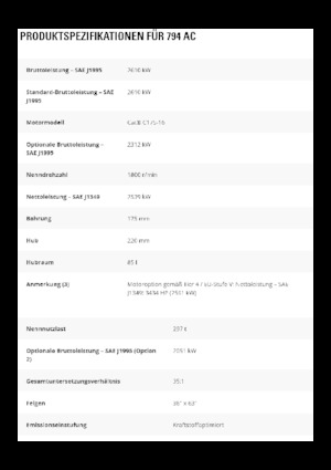 Stortwagen met achterwaartse kanteling Caterpillar 794 AC