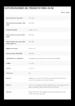 Stortwagen met achterwaartse kanteling Caterpillar 794 AC