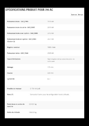Stortwagen met achterwaartse kanteling Caterpillar 794 AC