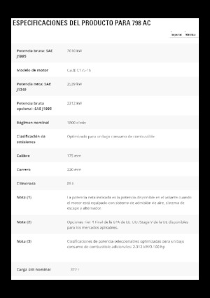 Stortwagen met achterwaartse kanteling Caterpillar 798 AC