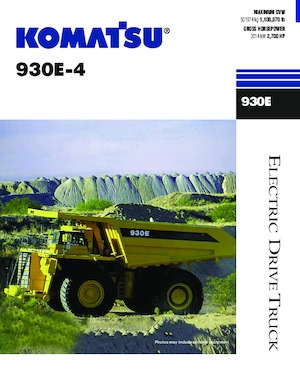 Stortwagen met achterwaartse kanteling Komatsu 930-E4