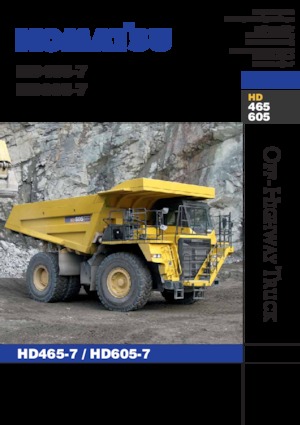 Stortwagen met achterwaartse kanteling Komatsu HD465-7