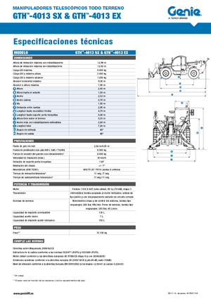 Telescoopladers Genie GTH-4013 EX