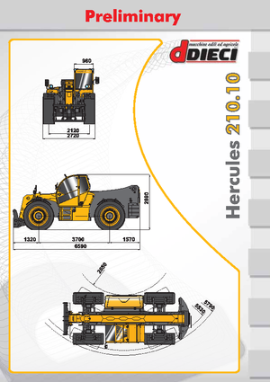 Telescoopladers Dieci Hercules 210.10