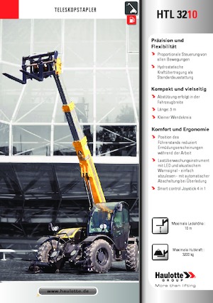 Telescoopladers Haulotte HTL3210