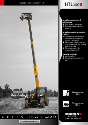 Telescoopladers Haulotte HTL3510