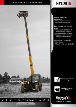 Telescoopladers Haulotte HTL3510