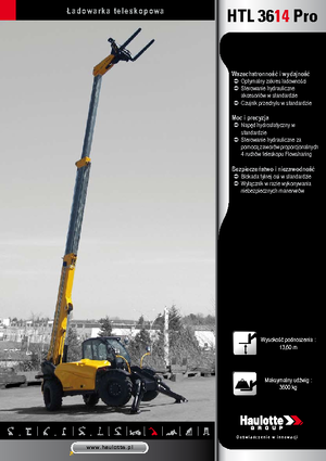 Telescoopladers Haulotte HTL3614