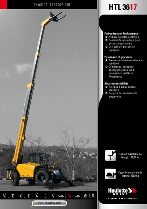 Telescoopladers Haulotte HTL3617