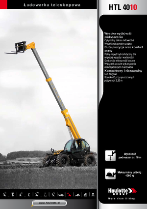 Telescoopladers Haulotte HTL4010