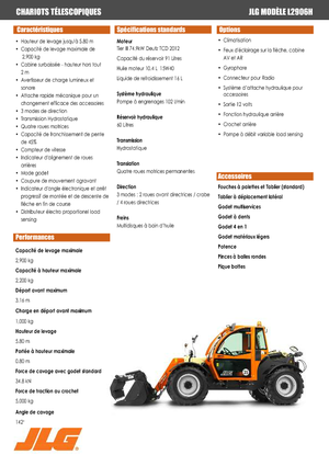 Telescoopladers JLG L 2906 H