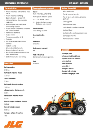 Telescoopladers JLG L 2906 H