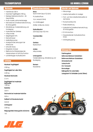 Telescoopladers JLG L 2906 H