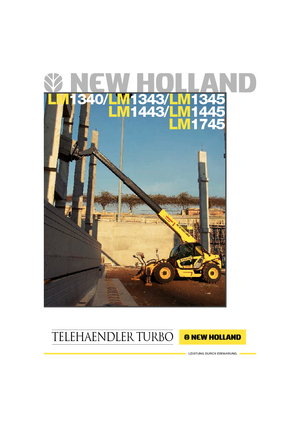 Telescoopladers New Holland LM 1745 turbo