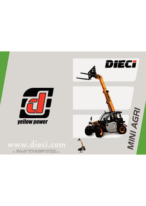 Telescoopladers Dieci Mini Agri 25.6