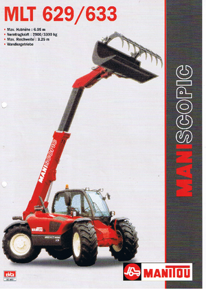 Telescoopladers Manitou MLT 629