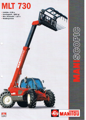 Telescoopladers Manitou MLT 730 T
