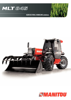 Telescoopladers Manitou MLT 845-120 LSU