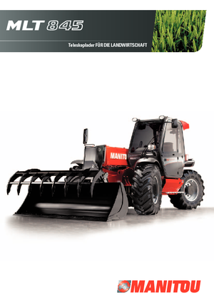 Telescoopladers Manitou MLT 845-120 LSU
