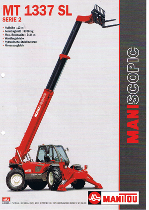 Telescoopladers Manitou MT 1335 SL