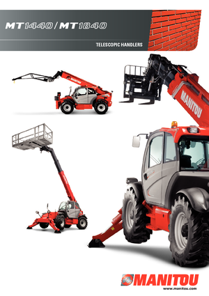 Telescoopladers Manitou MT 1840 Comfort