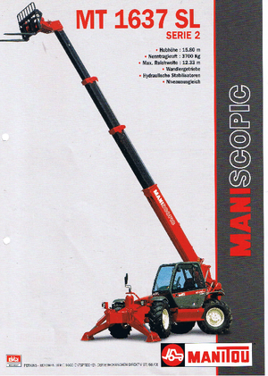Telescoopladers Manitou MT 1637 SLT MU