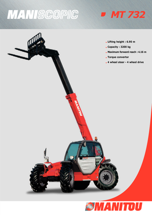 Telescoopladers Manitou MT 732
