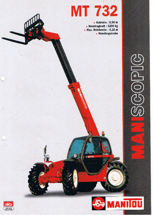 Telescoopladers Manitou MT 732