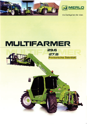Telescoopladers Merlo Multifarmer 29.6