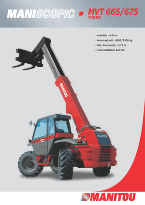 Telescoopladers Manitou MVT 665 T