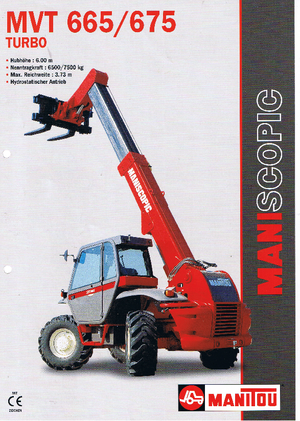 Telescoopladers Manitou MVT 665 T