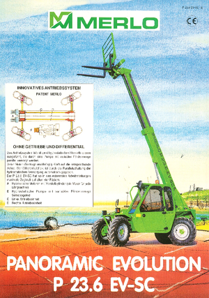 Telescoopladers Merlo P 23.6 EV