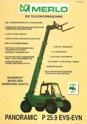 Telescoopladers Merlo P 25.9 EVS