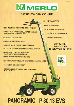 Telescoopladers Merlo P 30.13 EVS