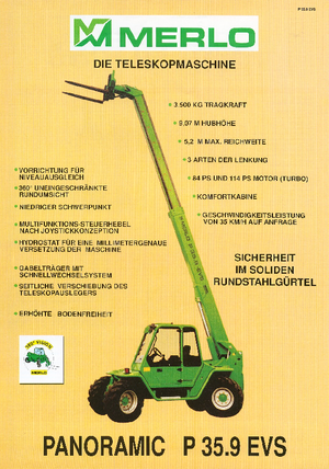 Telescoopladers Merlo P 35.9 EVS