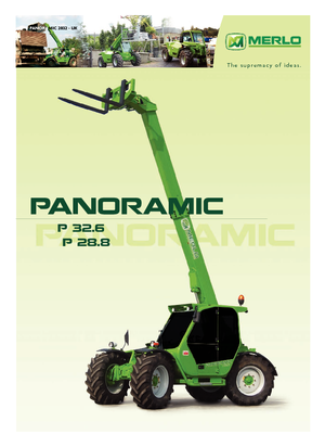 Telescoopladers Merlo Panoramic P 32.6 Plus