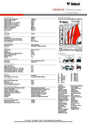 Telescoopladers Bobcat T40140 IIIB