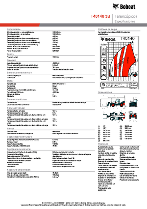 Telescoopladers Bobcat T40140 IIIB