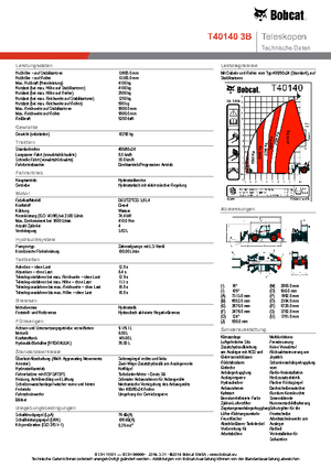 Telescoopladers Bobcat T40140 IIIB