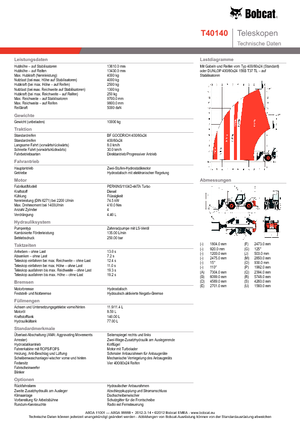 Telescoopladers Bobcat T 40140