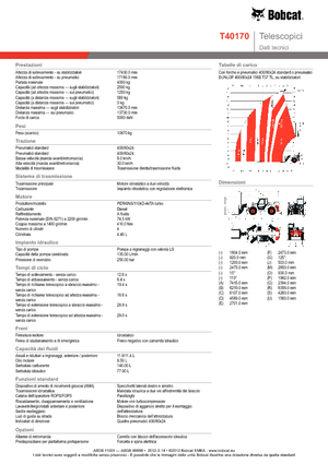 Telescoopladers Bobcat T 40170
