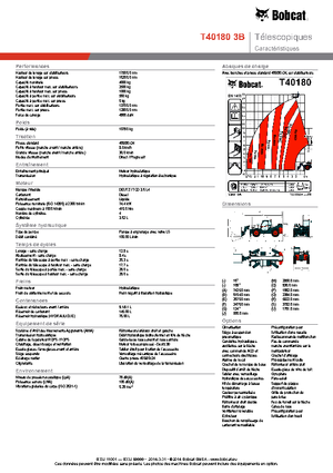 Telescoopladers Bobcat T40180 IIIB