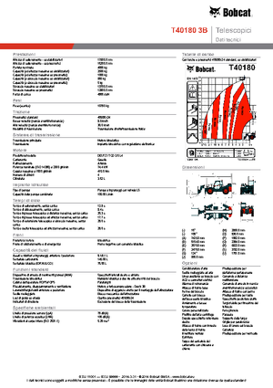 Telescoopladers Bobcat T40180 IIIB