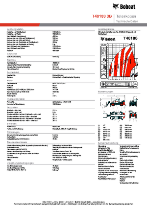 Telescoopladers Bobcat T40180 IIIB