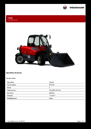 Telescoopladers Weidemann T4108