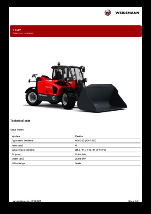 Telescoopladers Weidemann T5522