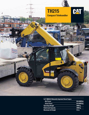 Telescoopladers Caterpillar TH215