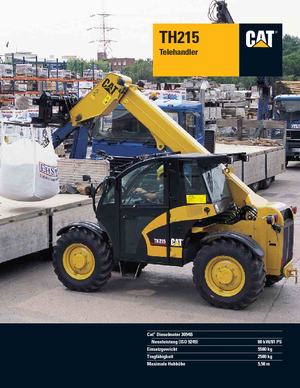 Telescoopladers Caterpillar TH215