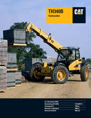 Telescoopladers Caterpillar TH340B