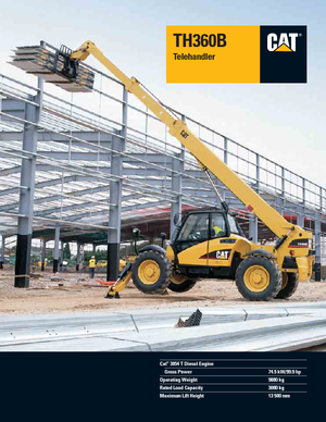 Telescoopladers Caterpillar TH360B